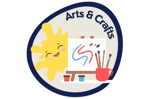 A canvas with paint with a paint splatter