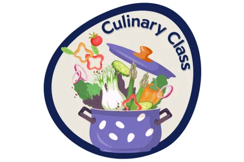 A cooking pot with ingredients coming out of it